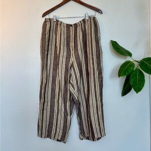 Striped Wide Leg Trouser